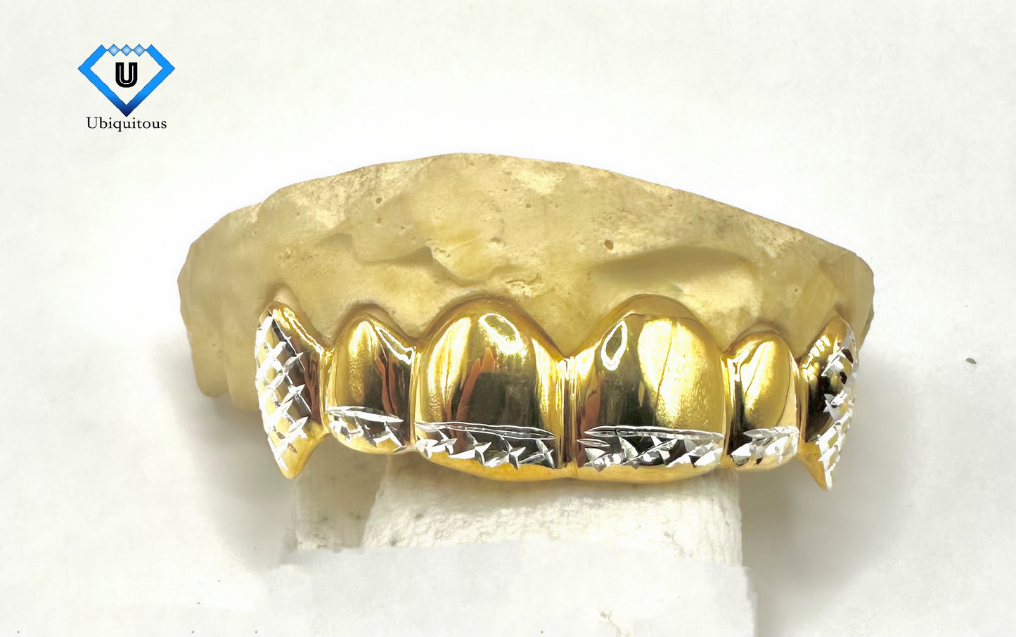 Custom Diamond cut on Tip Grillz